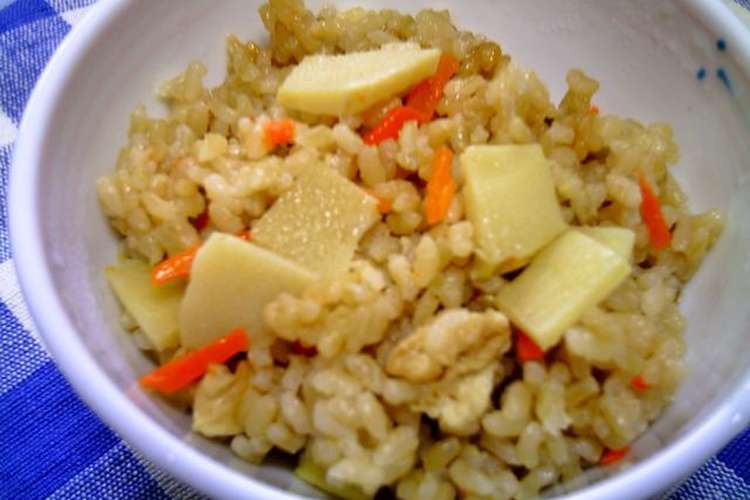 筍ごはん まずは筍の茹で方から レシピ 作り方 By 菜食びぎなーnano クックパッド 簡単おいしいみんなのレシピが367万品