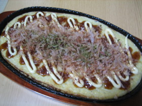 長いもの鉄板焼き