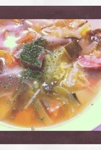 ♫ヘルシー♫冷え性改善！野菜スープ