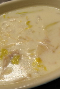 白菜de白色スープ