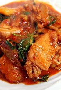 タッポクムタン-鶏肉の韓国風肉じゃが
