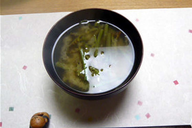 春は山菜 わらびのお味噌汁 レシピ 作り方 By しずかしずか クックパッド 簡単おいしいみんなのレシピが357万品