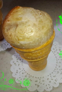 ☆アイスDE☆米粉アイスクリームパン