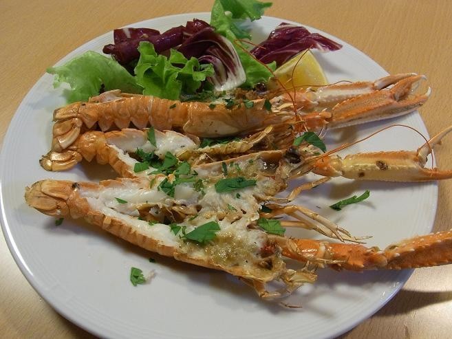  Louise's Italian Cafe エビ手長海老のレシピ