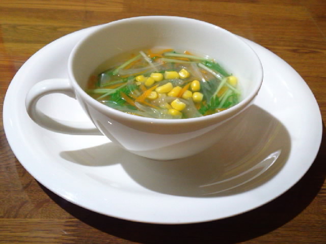生姜入り春雨スープの画像