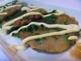 菜食ヘルシーレシピ！納豆のチヂミ風の画像