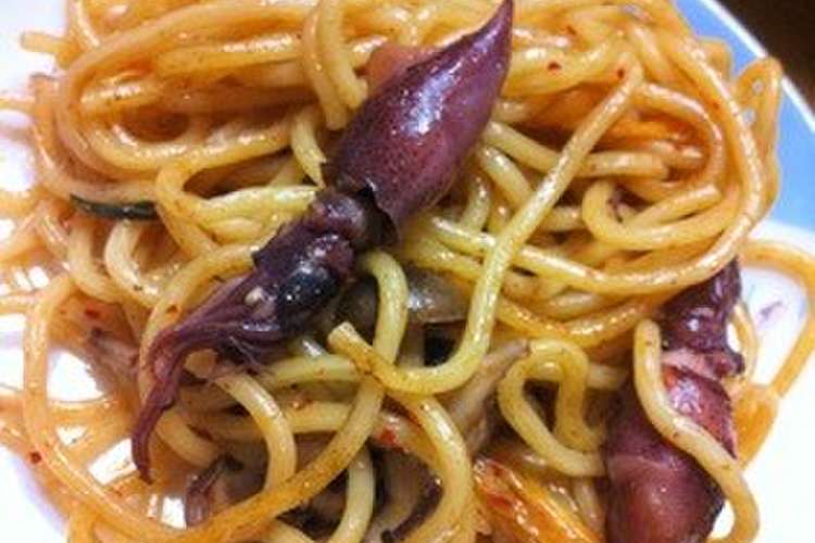 ホタルイカで簡単イカ焼きそば レシピ 作り方 By おおすぎ仁 クックパッド