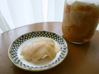 簡単♪おうちで！ガリ～新生姜の甘酢漬け～の写真