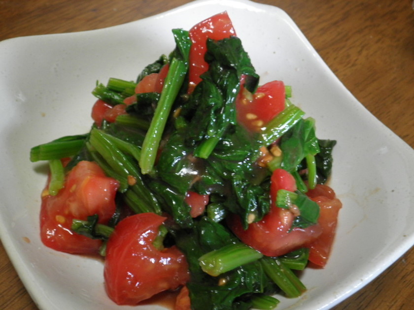ほうれん草のサラダ 温かいベーコンドレッシング添え レシピ
