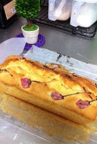 桜☆パウンドケーキ