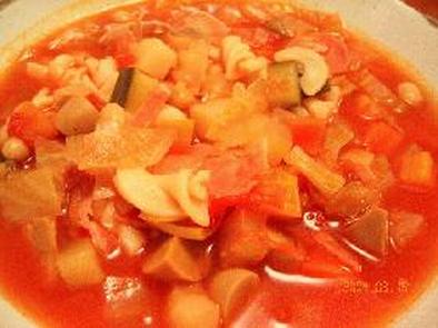 ★圧力鍋でスピード料理★栄養満点食べるスープの写真