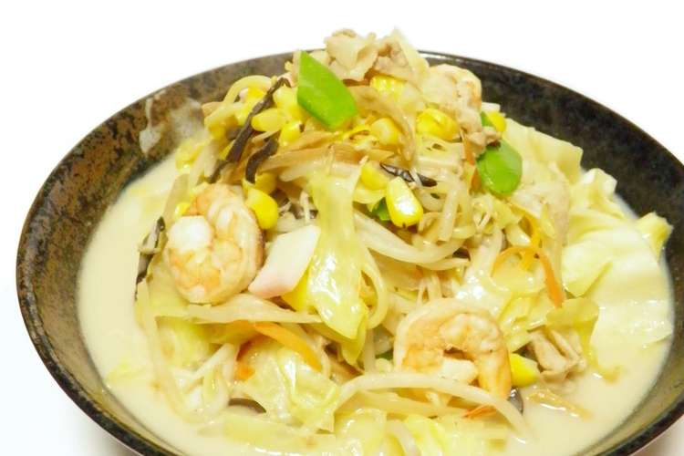 豆乳で作る ちゃんぽん スープ レシピ 作り方 By おとめてお クックパッド 簡単おいしいみんなのレシピが352万品