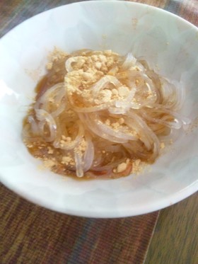 簡単和菓子!夏おやつマロニーで葛切り