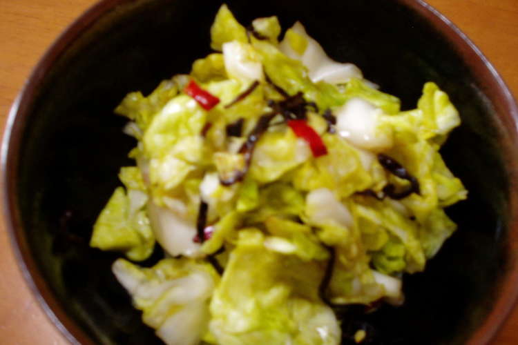 ヘルシー 春キャベツと塩昆布のあっさり漬 レシピ 作り方 By かばぽん クックパッド 簡単おいしいみんなのレシピが355万品