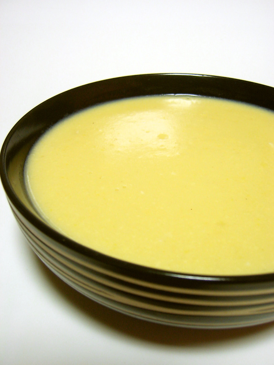 豆乳で中華風のコーンポタージュスープ♪の画像