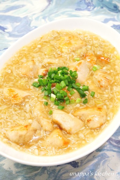 ご飯がすすむ！鶏肉の中華エノキあんかけの写真