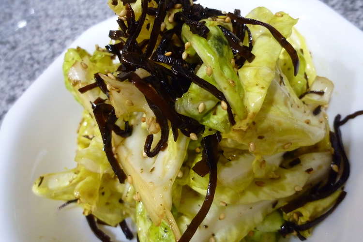 簡単すぎる キャベツのシソ昆布和え レシピ 作り方 By まるエモン クックパッド 簡単おいしいみんなのレシピが352万品