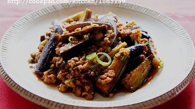 焼肉のタレで簡単 麻婆なす レシピ 作り方 By Meg526 クックパッド 簡単おいしいみんなのレシピが359万品