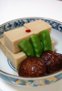 どんこde高野豆腐の含め煮