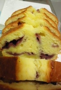 カシスとクリームチーズのパウンドケーキ☆