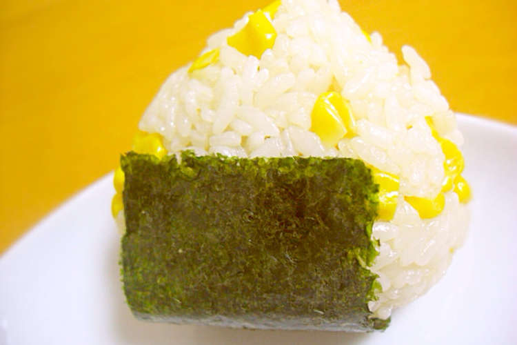 めんつゆバターのコーンおにぎり レシピ 作り方 By ラビリンス クックパッド 簡単おいしいみんなのレシピが360万品