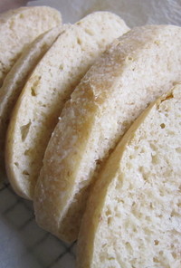 中種法で…イタリアの食事パン♡チャバッタ