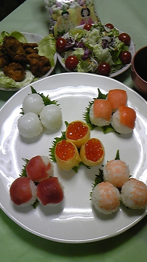 簡単☆かわいい☆てまり寿司♪の画像