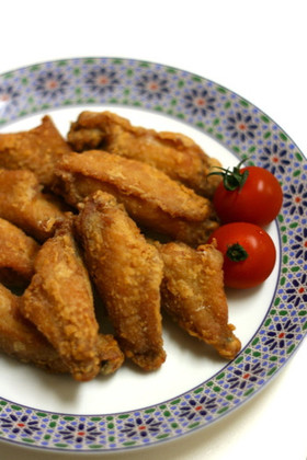 ビールに合う!鶏手羽中の唐揚げ