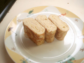 ウチの基本☆お弁当に☆甘くない卵焼き
