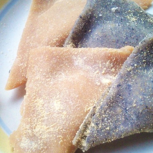米粉だけ レンジでヘルシー生八つ橋 レシピ 作り方 By うじ クックパッド