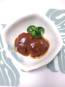 雑誌に掲載された簡単煮込みハンバーグ