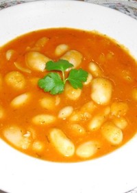 白花豆のトロトロ♪スープ
