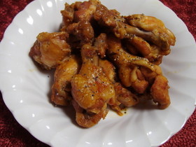 鶏手羽元のケチャップソース煮