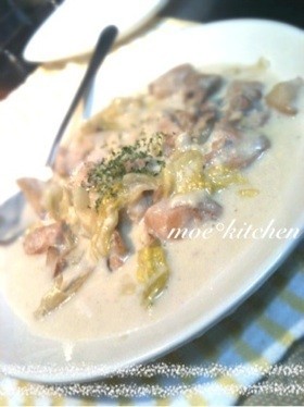✿豆乳・米粉で✿鶏肉のクリーム煮