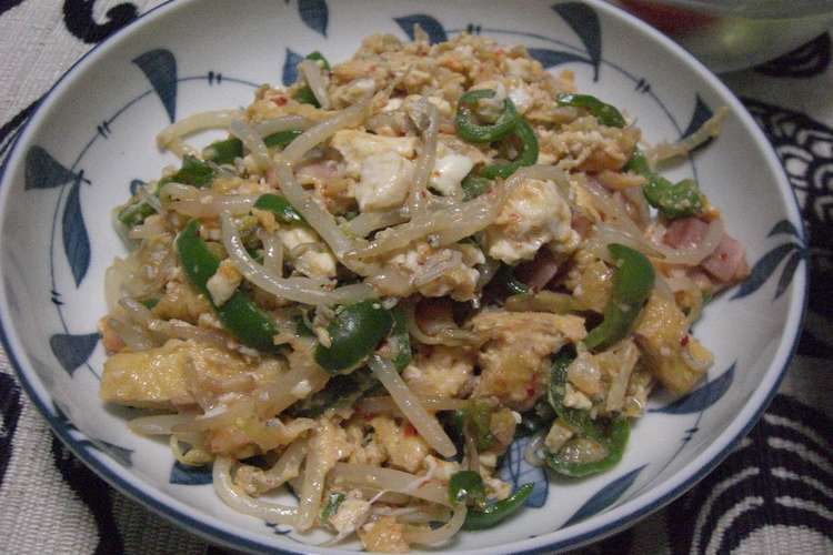 マーミナー もやし チャンプルー レシピ 作り方 By Korhrd クックパッド 簡単おいしいみんなのレシピが354万品