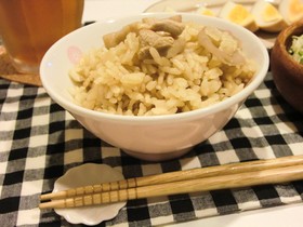 お鍋で炊く☆鶏肉の炊き込みごはん