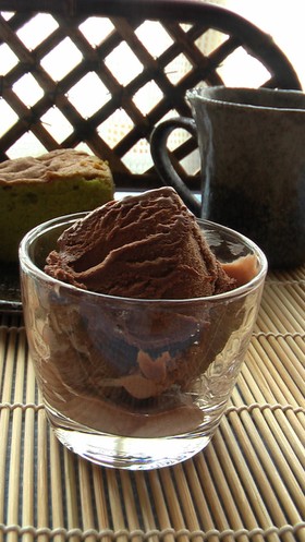 チョコ好きさんに!なめらか~チョコアイス