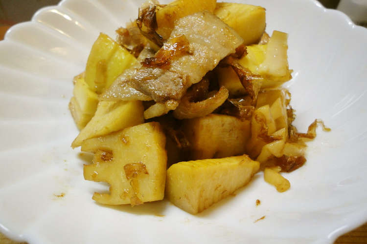 めんつゆde簡単 筍と豚肉の炒め物 レシピ 作り方 By クララ クックパッド 簡単おいしいみんなのレシピが357万品