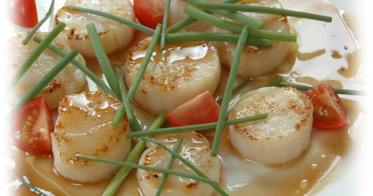 帆立貝柱の醤油そば添え レシピ