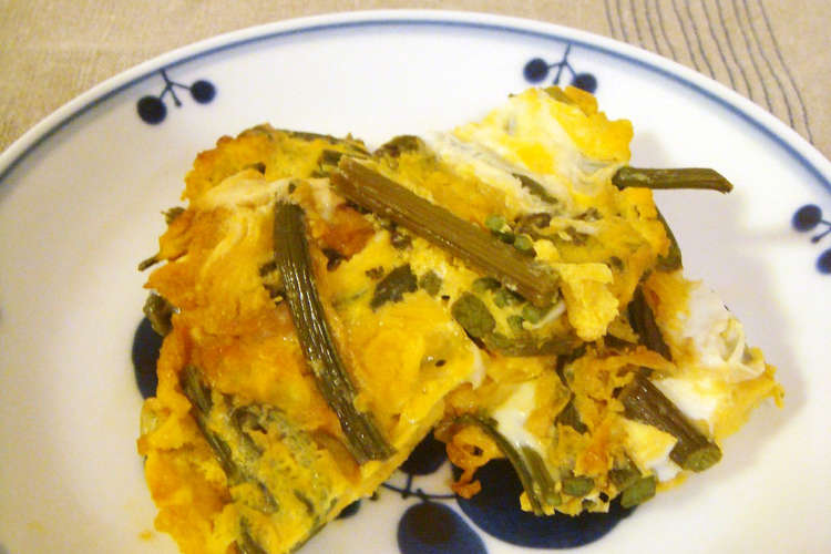山菜 わらびの卵焼き レシピ 作り方 By ローズレース クックパッド 簡単おいしいみんなのレシピが360万品