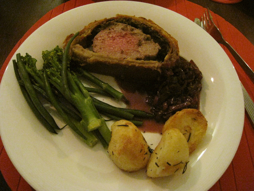 ビーフウェリントンのレシピ