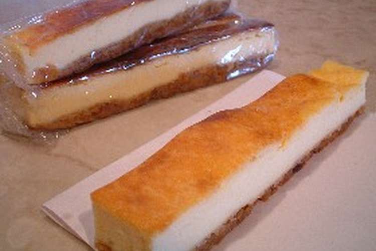 オーブントースターでチーズケーキバー レシピ 作り方 By Lika クックパッド