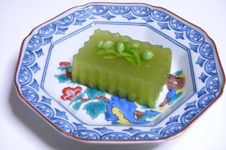 初夏の味 さやえんどうのゼリー寄せ レシピ 作り方 By ぴぃちゃんプラス クックパッド 簡単おいしいみんなのレシピが371万品