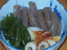 手綱こんにゃくの甘辛煮