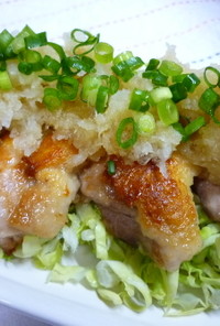 ガッツリ食べよう‼もも肉の柚子ポンソテー