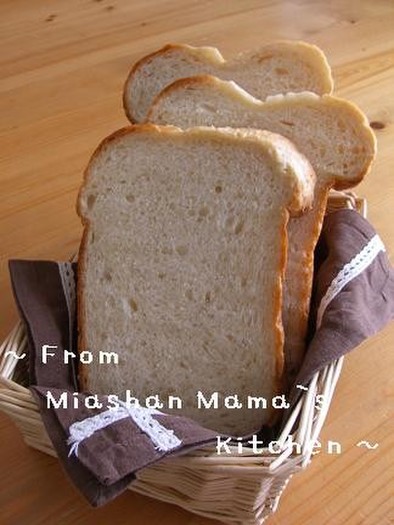 HBでふんわり＆ほろあま☆メープル食パンの写真