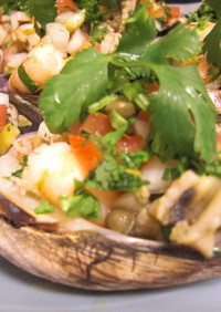 魚介と野菜のコンソメサラダ