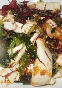 イカと海藻の中華風サラダ