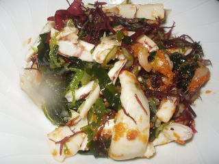 イカと海藻の中華風サラダの画像