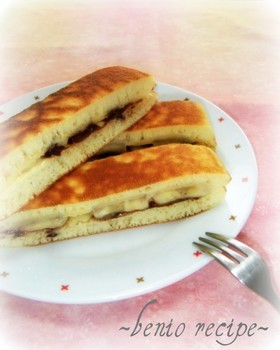 卵焼き器で簡単✿ホットサンドケーキ✿